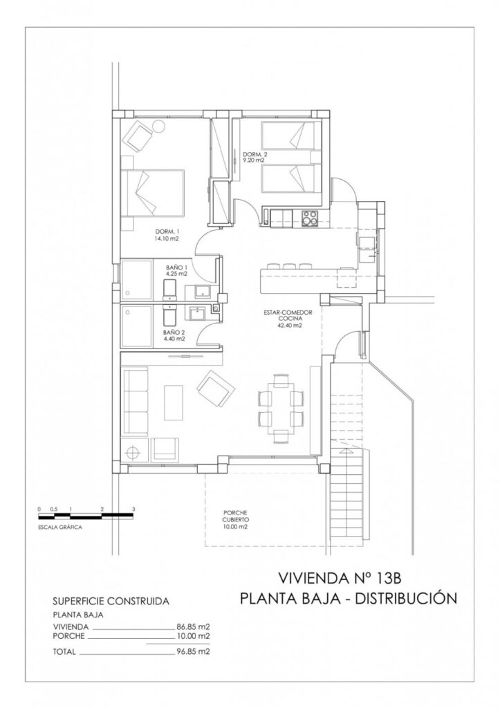 NOWY BUDYNEK BUNGALOWÓW W SAN MIGUEL DE SALINAS