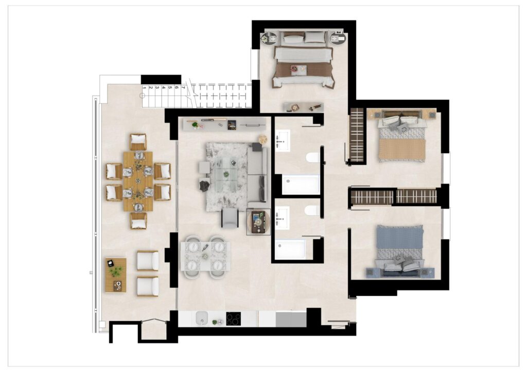 RYNEK PIERWOTNY KOMPLEKS MIESZKALNY W OŚRODKU GOLFOWYM LA CALA, MIJAS