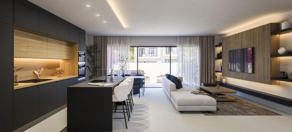 Ekskluzywny nowy kompleks mieszkaniowy w Los Flamingos, Estepona