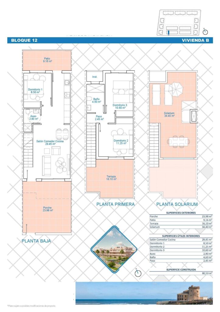 Ekskluzywna nowa inwestycja w Pilar de la Horadada, Costa Blanca, Hiszpania