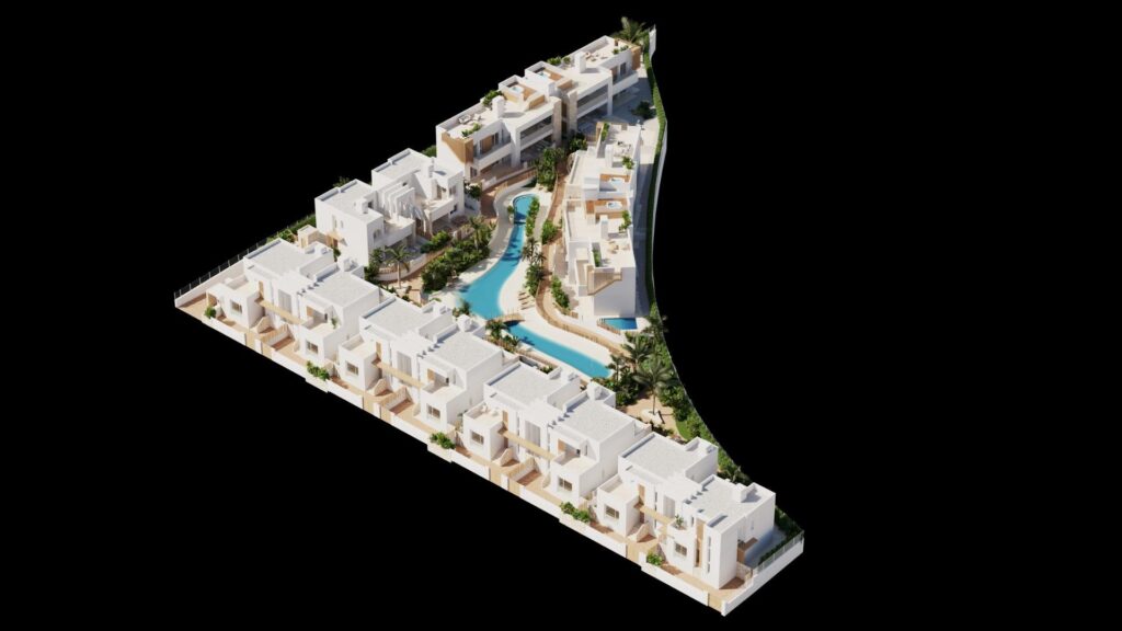 Nowe wille i bungalowy zaledwie 250 metrów od plaży w Mar de Pulpí