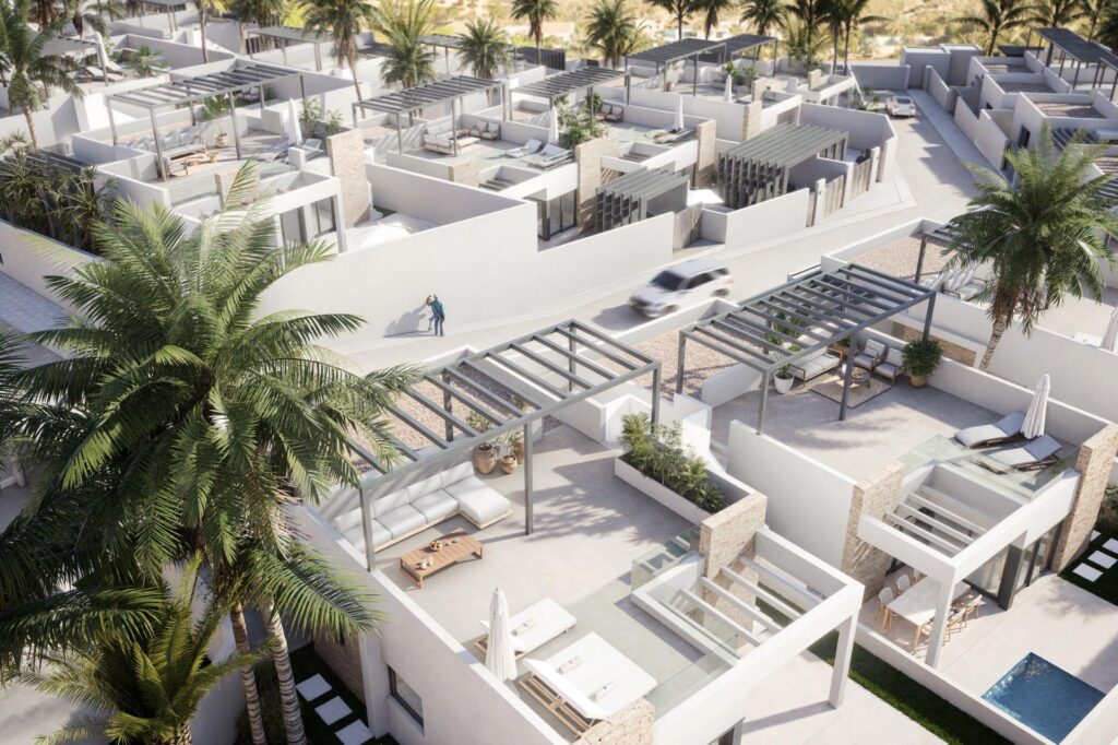 Nowoczesne, nowo wybudowane wille z prywatnym basenem w Valle del Este, Vera, Almería