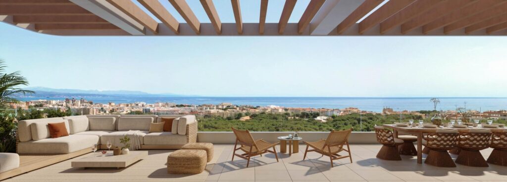 Nowe apartamenty z widokiem na morze na sprzedaż w Torremolinos, Costa del Sol