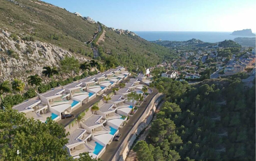 Luksusowe nowe wille z widokiem na morze w Benitachell