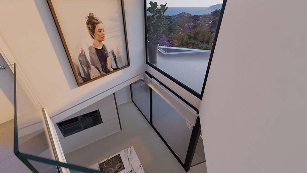 Luksusowe nowe wille z widokiem na morze w Benitachell