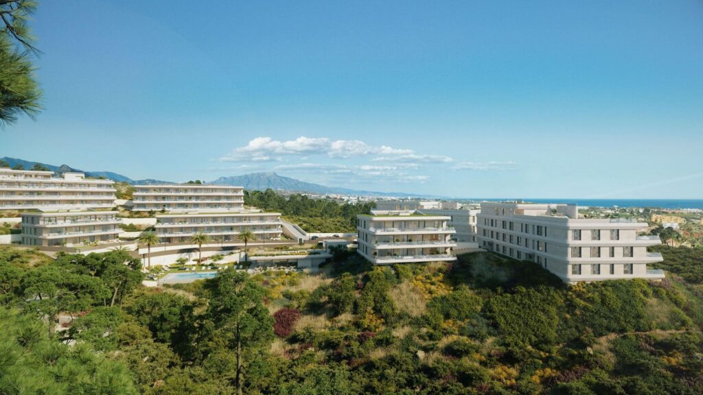 Nowoczesne apartamenty w Selwo Estepona w pobliżu plaży i pola golfowego