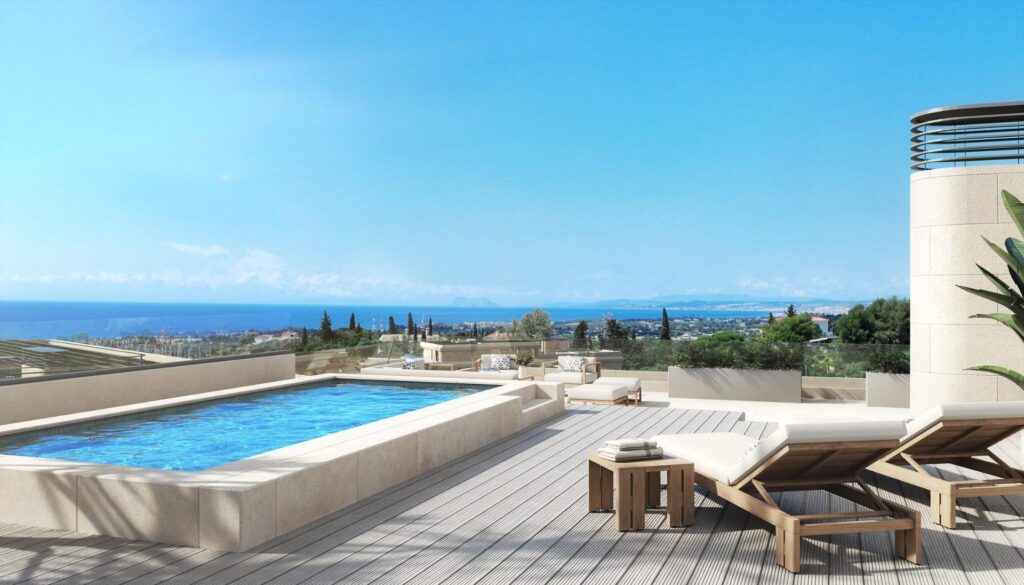 Nowoczesne apartamenty w Selwo Estepona w pobliżu plaży i pola golfowego