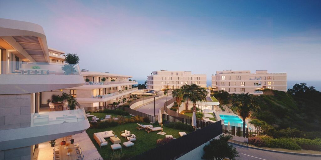 Nowoczesne apartamenty w Selwo Estepona w pobliżu plaży i pola golfowego