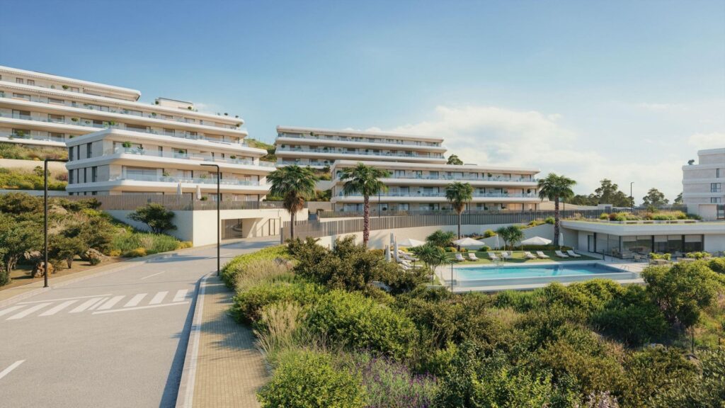Nowoczesne apartamenty w Selwo Estepona w pobliżu plaży i pola golfowego
