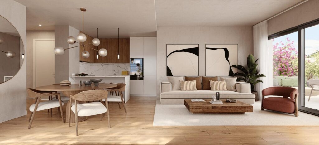 Nowoczesne apartamenty z udogodnieniami na dachu w Las Mesas Estepona