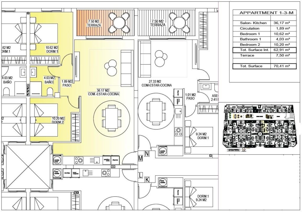 Ekskluzywne apartamenty w centrum San Miguel de Salinas