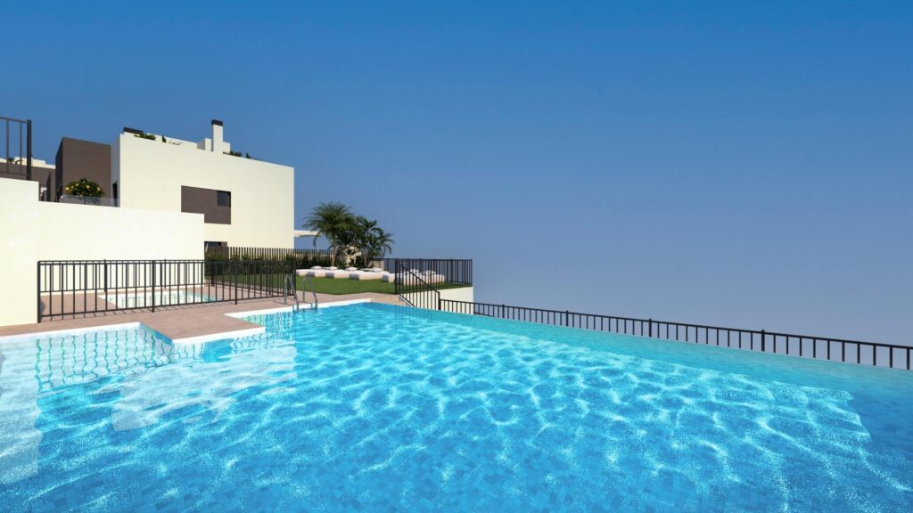 Nowe domy szeregowe z 4 sypialniami w Torre del Mar, zaledwie 800 m od plaży