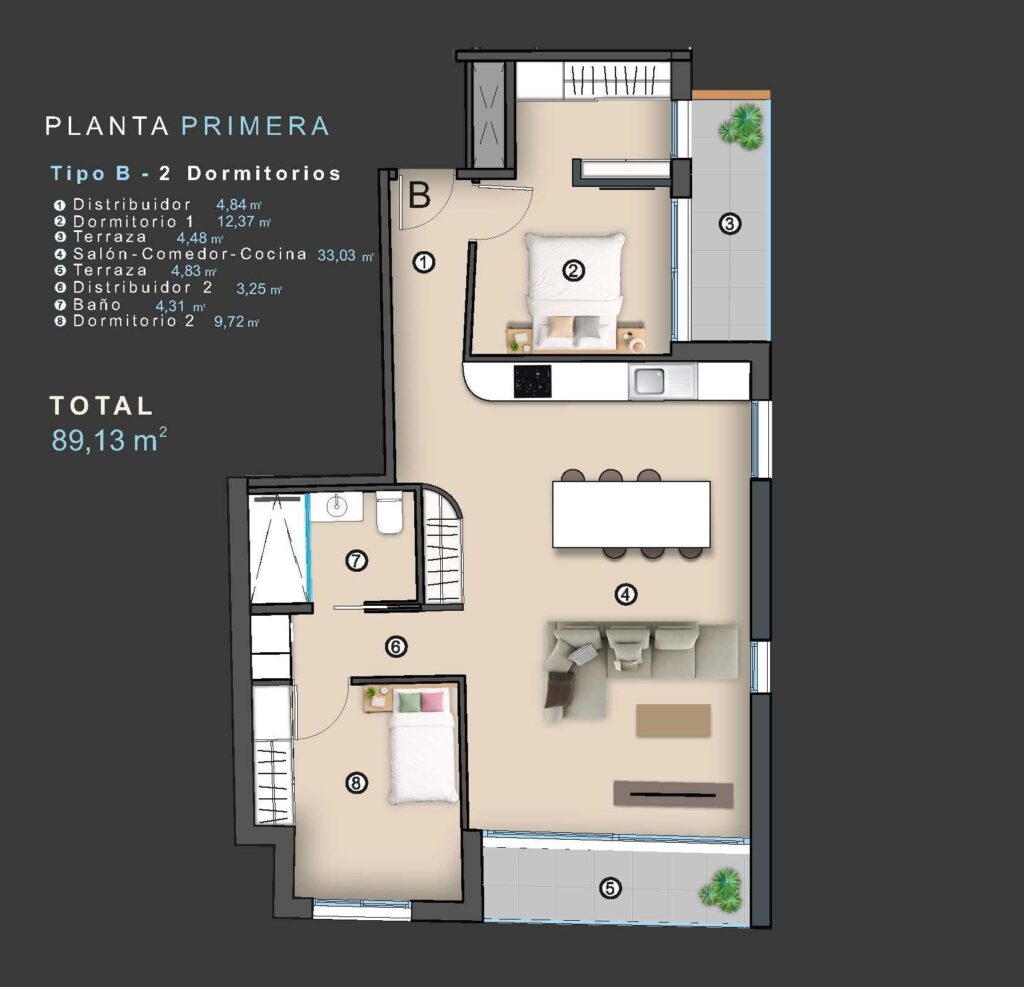 Nowe apartamenty w samym sercu Torrevieja, zaledwie 400 m od plaży
