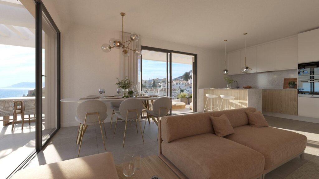 Nowe apartamenty 100 m od morza w Rincon de la Victoria, Torre de Benagalbon