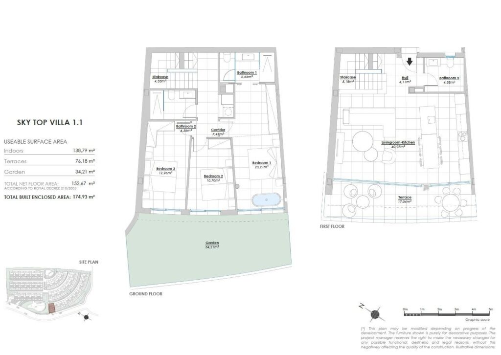 Luksusowe nowe kamienice z widokiem na morze w El Higuerón, Costa del Sol