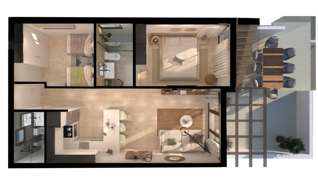 Nowe apartamenty z widokiem na morze w Vera Playa, Almería