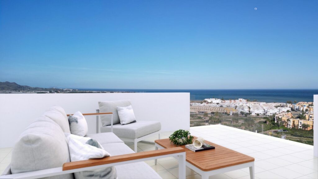 Nowe apartamenty z widokiem na morze w Vera Playa, Almería