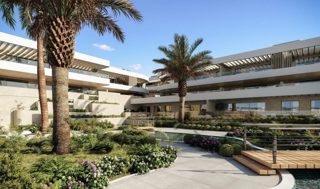 Nowe luksusowe apartamenty w El Campanario-Estepona w pobliżu pola golfowego i plaży