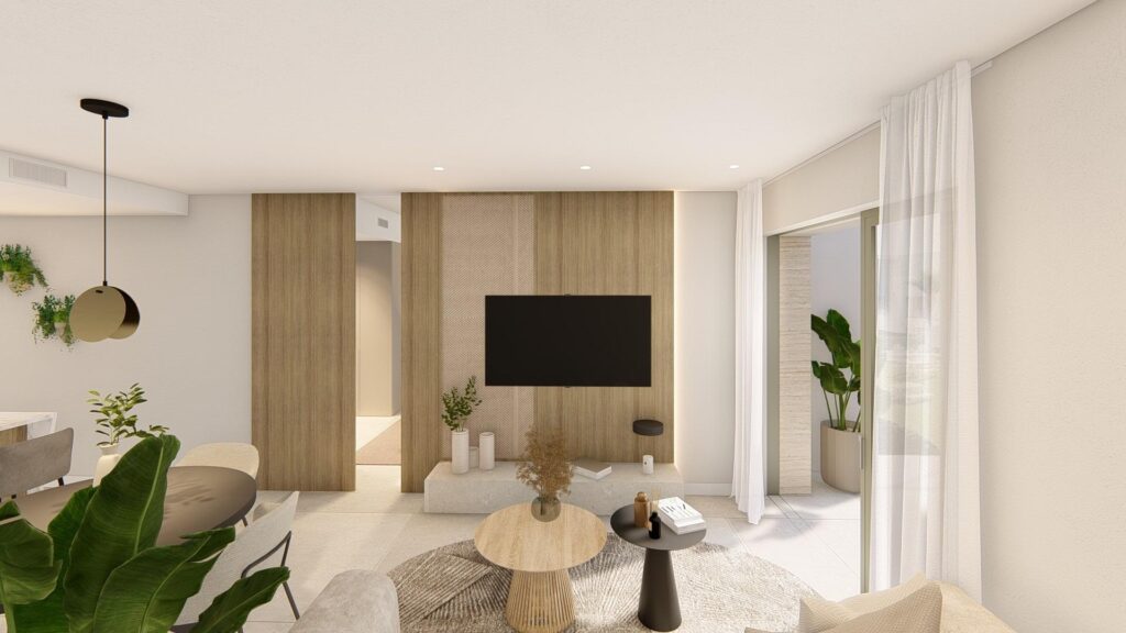 Nowe apartamenty w ośrodku wypoczynkowym La Serena Golf-Los Alcazares w pobliżu plaży