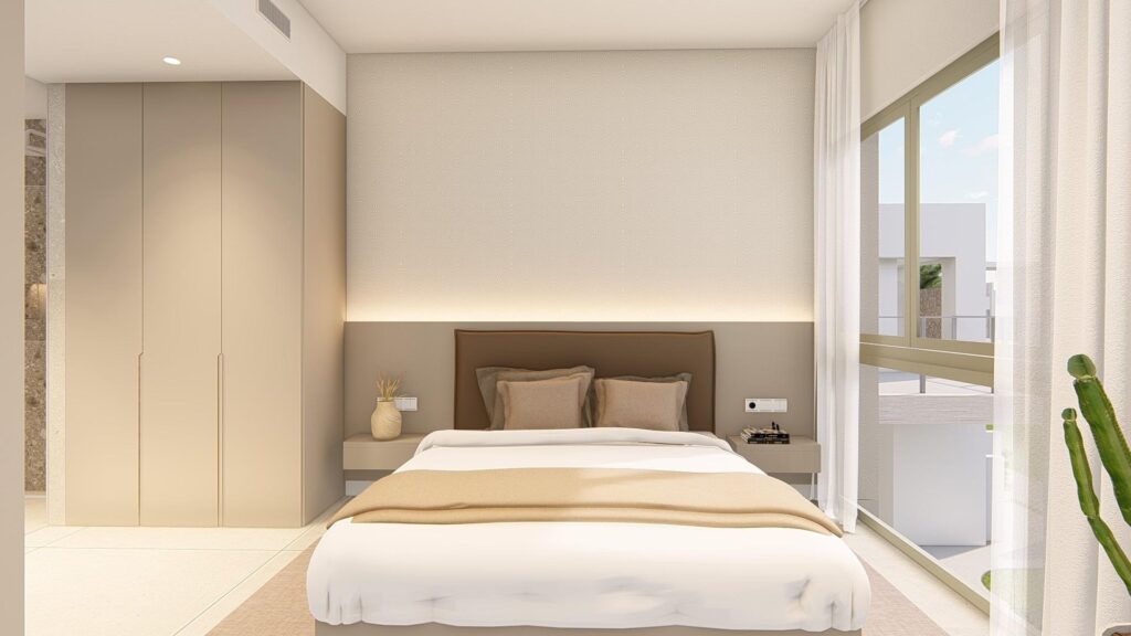 Nowe apartamenty w ośrodku wypoczynkowym La Serena Golf-Los Alcazares w pobliżu plaży