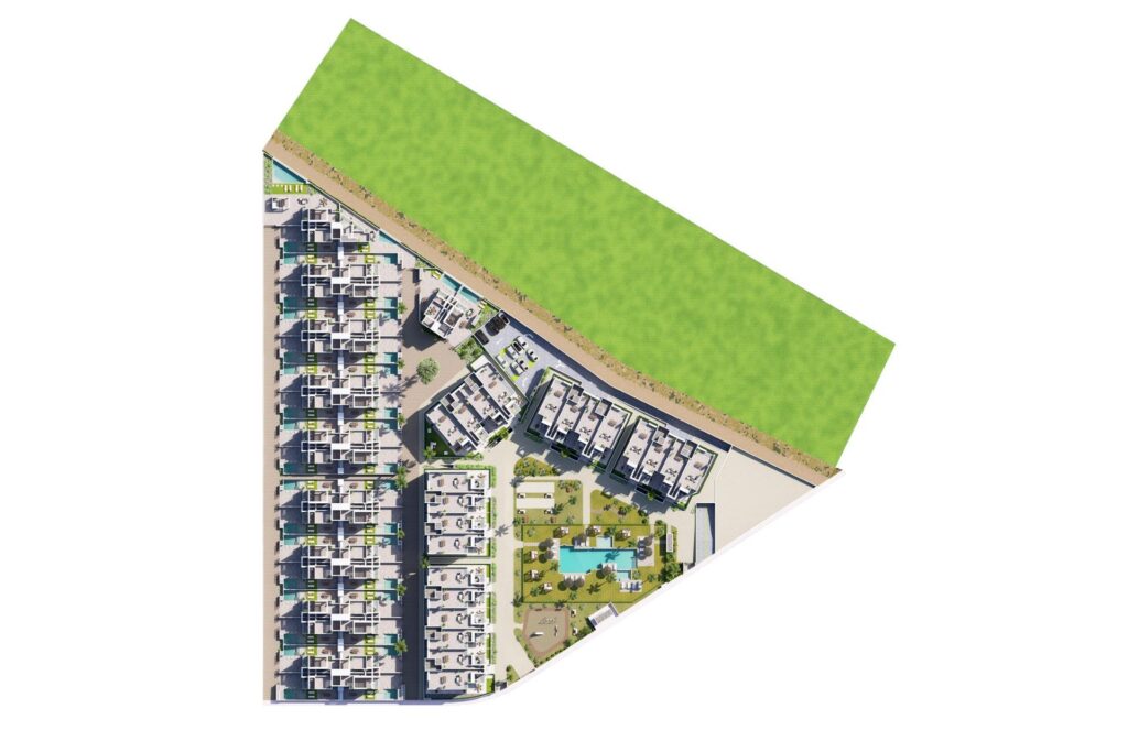 Nowe apartamenty w ośrodku wypoczynkowym La Serena Golf-Los Alcazares w pobliżu plaży