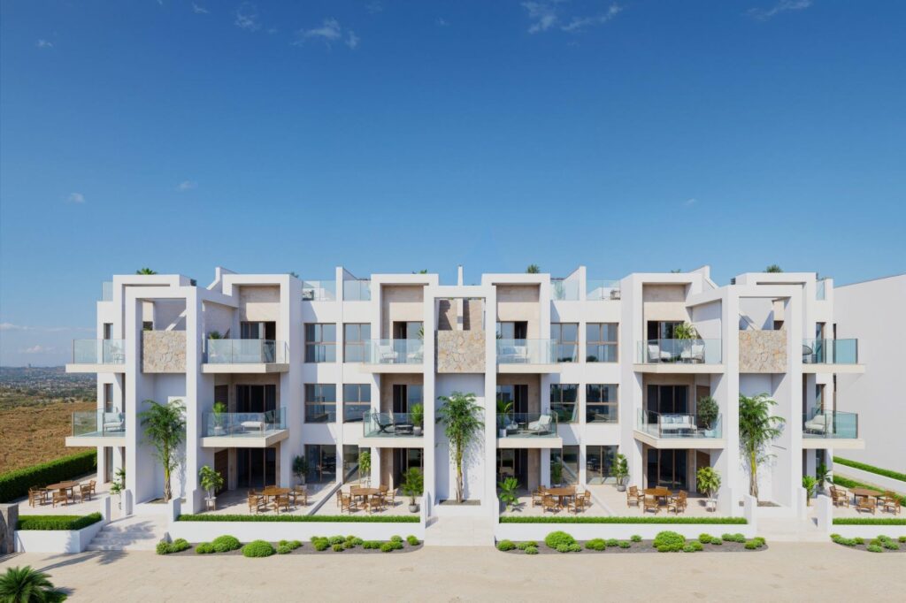 Nowe apartamenty w ośrodku wypoczynkowym La Serena Golf-Los Alcazares w pobliżu plaży