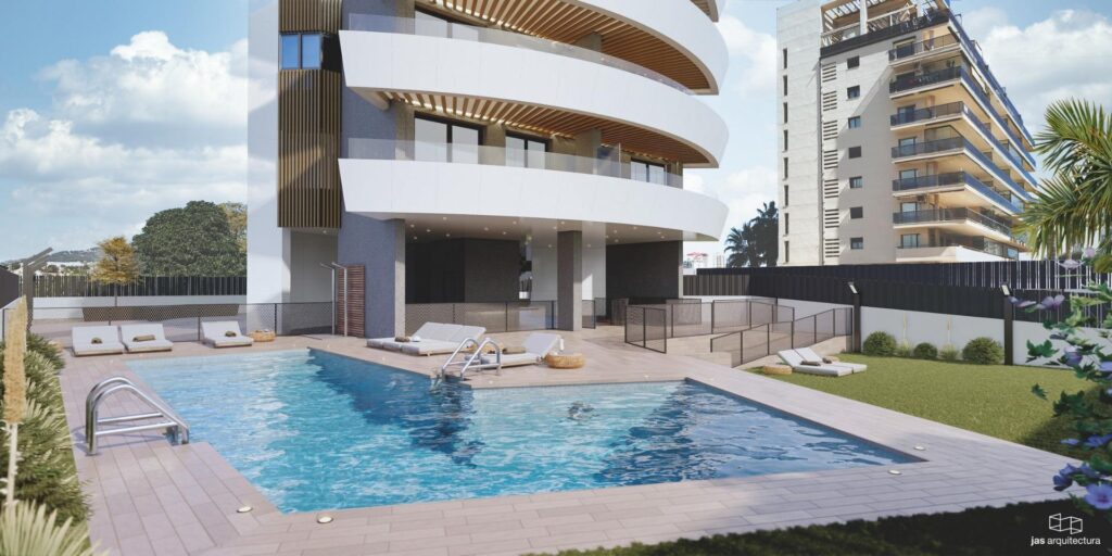 Luksusowe apartamenty z nowej inwestycji na sprzedaż w Calpe, w pobliżu plaży