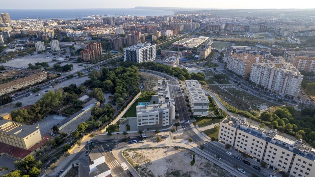Nowo wybudowany dom mieszkalny w San Agustin, Alicante, z przepięknym widokiem na miasto i morze.