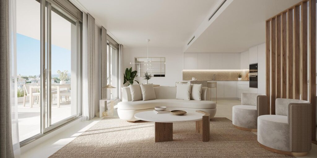 Luksusowe apartamenty z widokiem na morze w Esteponie – zaledwie 400 metrów od plaży