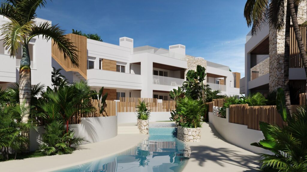 Nowe wille i bungalowy zaledwie 250 metrów od plaży w Mar de Pulpí