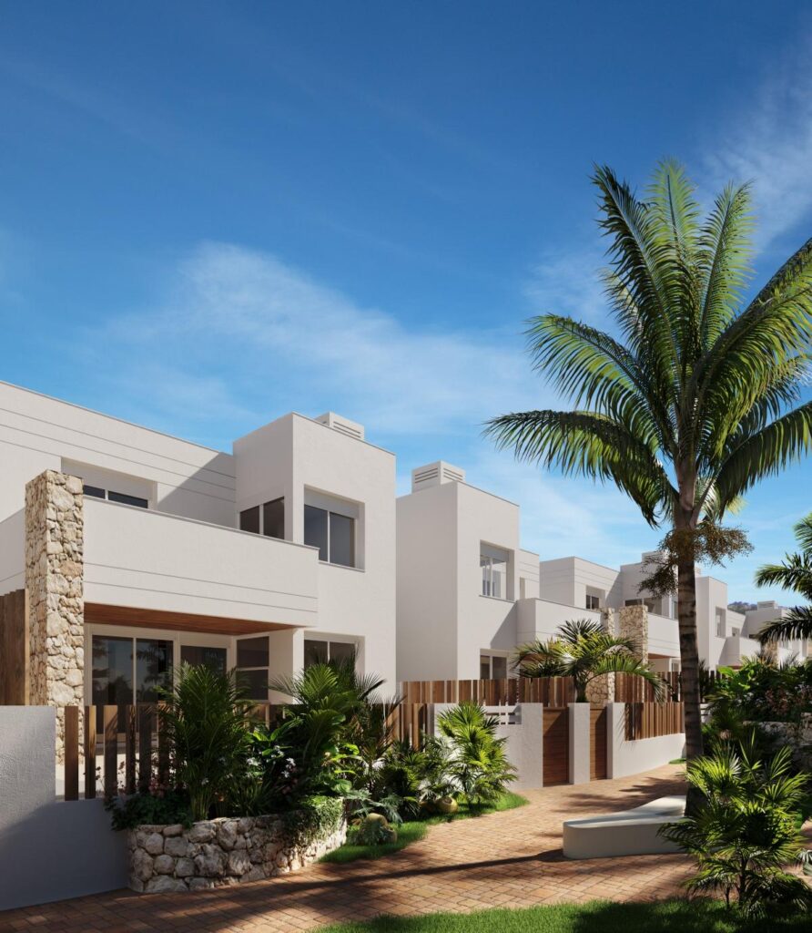 Nowe wille i bungalowy zaledwie 250 metrów od plaży w Mar de Pulpí