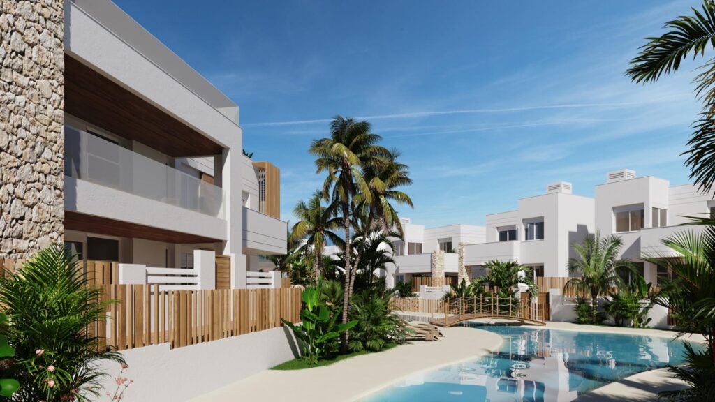 Nowe wille i bungalowy zaledwie 250 metrów od plaży w Mar de Pulpí