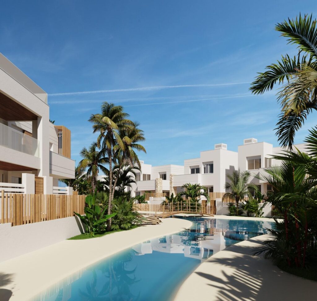 Nowe wille i bungalowy zaledwie 250 metrów od plaży w Mar de Pulpí
