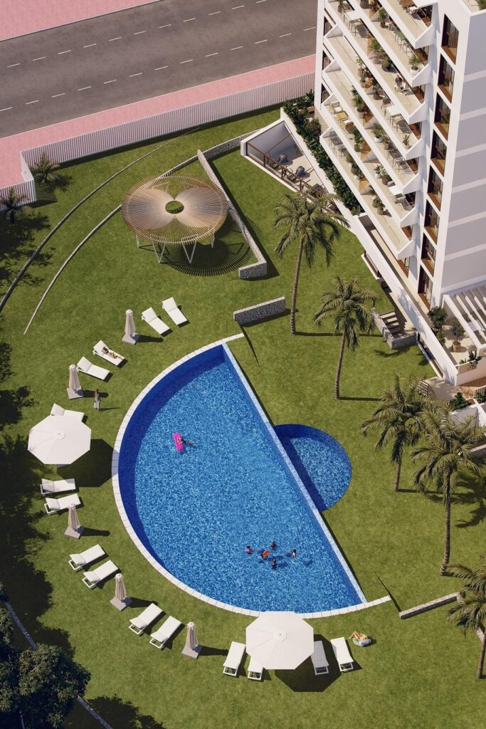 Nowoczesne apartamenty w nowym budynku w pobliżu plaży i mariny w Guardamar del Segura