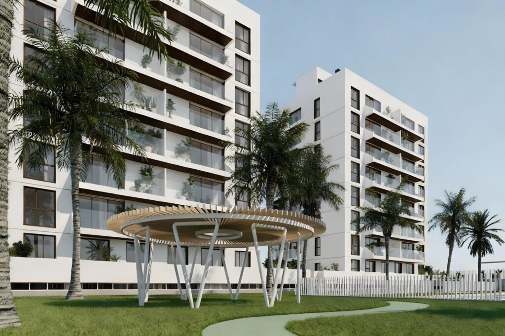 Nowoczesne apartamenty w nowym budynku w pobliżu plaży i mariny w Guardamar del Segura