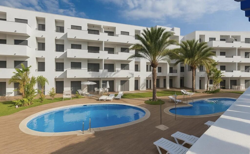 Apartamenty z licencją turystyczną na inwestycję w pobliżu plaży w Vera, Almeria