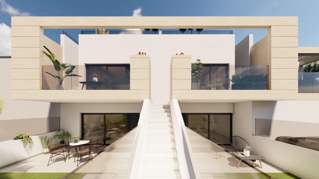 Nowo wybudowane bungalowy w San Pedro del Pinatar – nowoczesne życie w pobliżu plaży