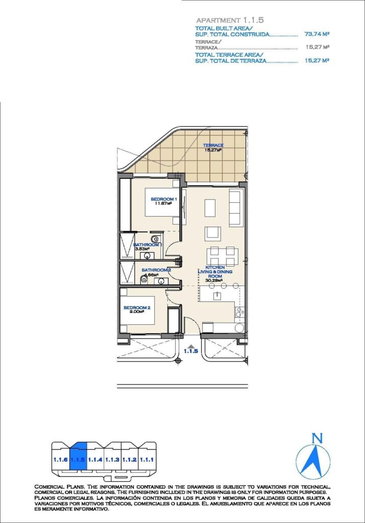 Nowe apartamenty i wille przy polu golfowym w Los Alcazares na Costa Calida