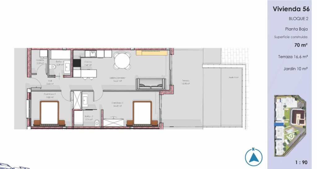 Nowoczesne, umeblowane apartamenty w El Raso-Guardamar – współczesny styl życia w pobliżu plaży i pola golfowego