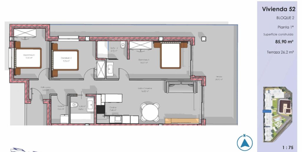 Nowoczesne, umeblowane apartamenty w El Raso-Guardamar – współczesny styl życia w pobliżu plaży i pola golfowego