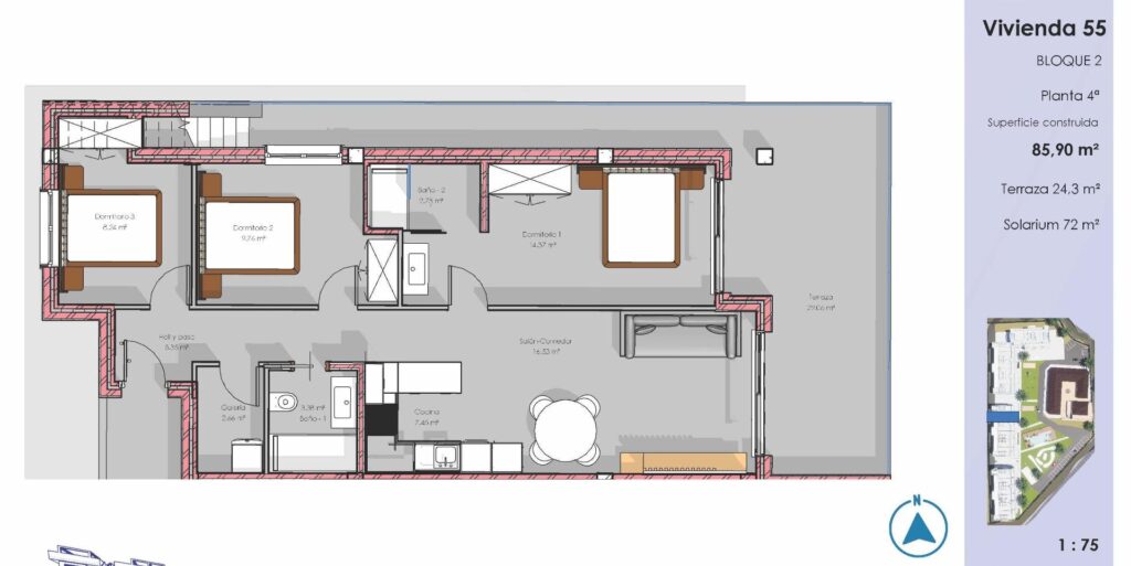 Nowoczesne, umeblowane apartamenty w El Raso-Guardamar – współczesny styl życia w pobliżu plaży i pola golfowego