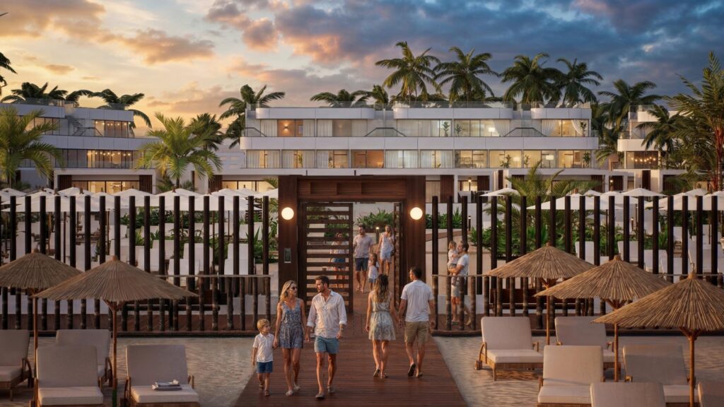 Luksusowe apartamenty turystyczne i wille z prywatną plażą w pierwszej linii brzegowej w Vera Playa-Almería