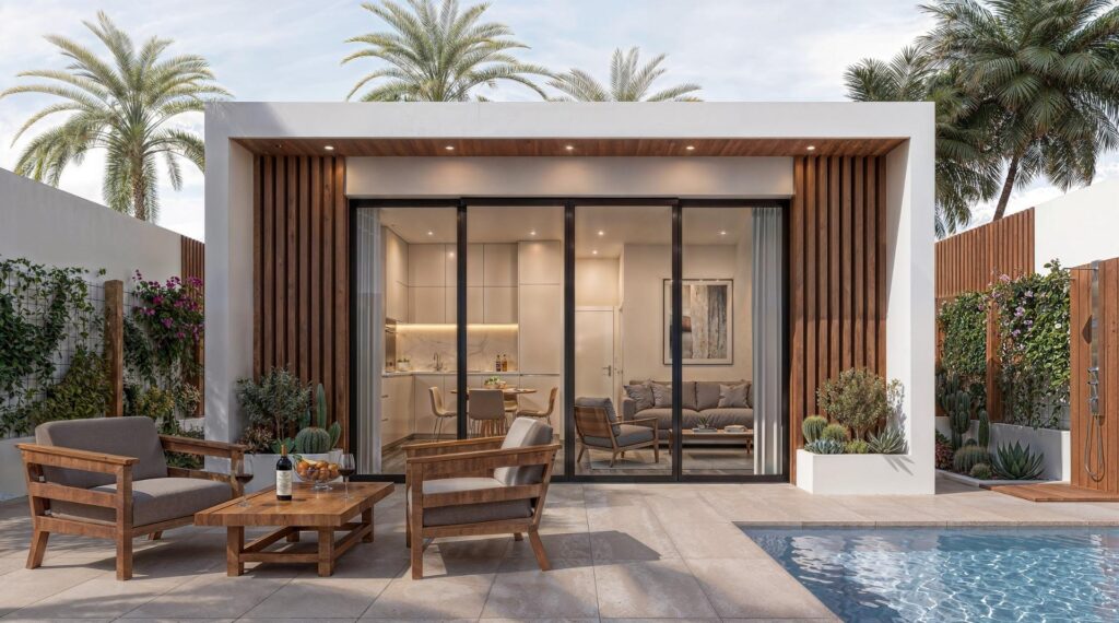 Luksusowe apartamenty turystyczne i wille z prywatną plażą w pierwszej linii brzegowej w Vera Playa-Almería