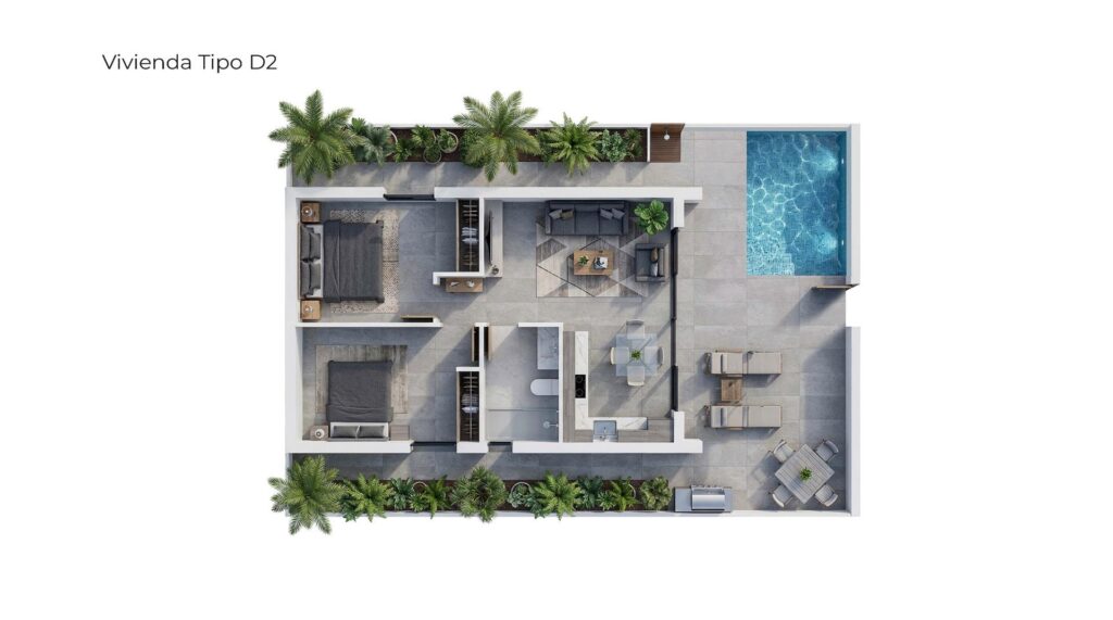 Luksusowe apartamenty turystyczne i wille z prywatną plażą w pierwszej linii brzegowej w Vera Playa-Almería