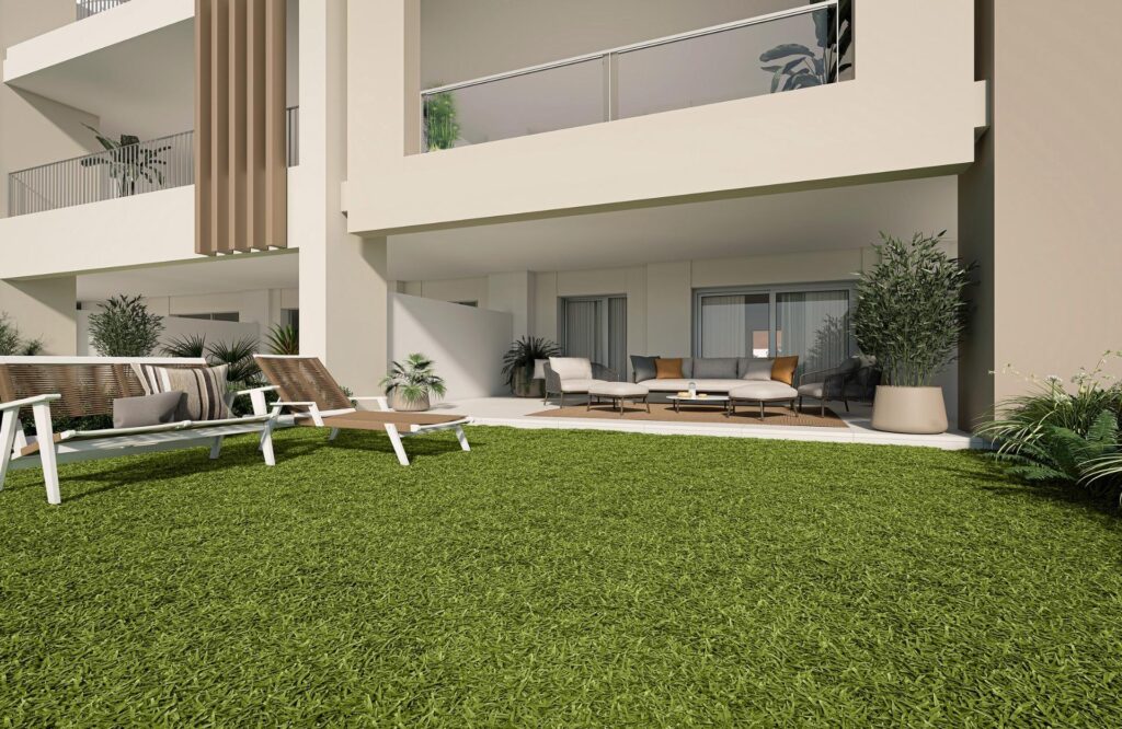 Nowe apartamenty z widokiem na morze w Bahía de las Rocas w Manilva na Costa del Sol