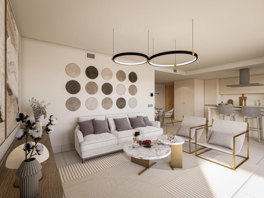 Nowe apartamenty z widokiem na morze w Bahía de las Rocas w Manilva na Costa del Sol