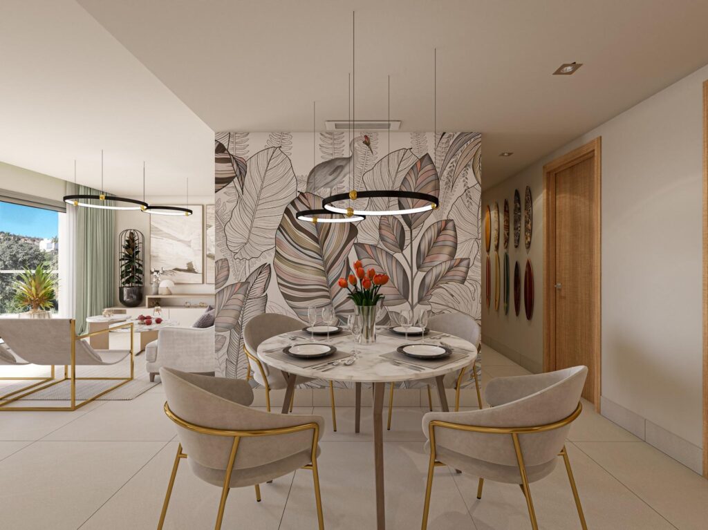 Nowe apartamenty z widokiem na morze w Bahía de las Rocas w Manilva na Costa del Sol