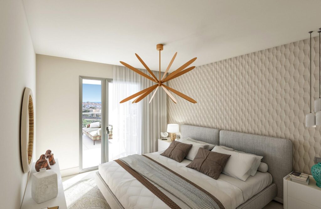 Nowe apartamenty z widokiem na morze w Bahía de las Rocas w Manilva na Costa del Sol