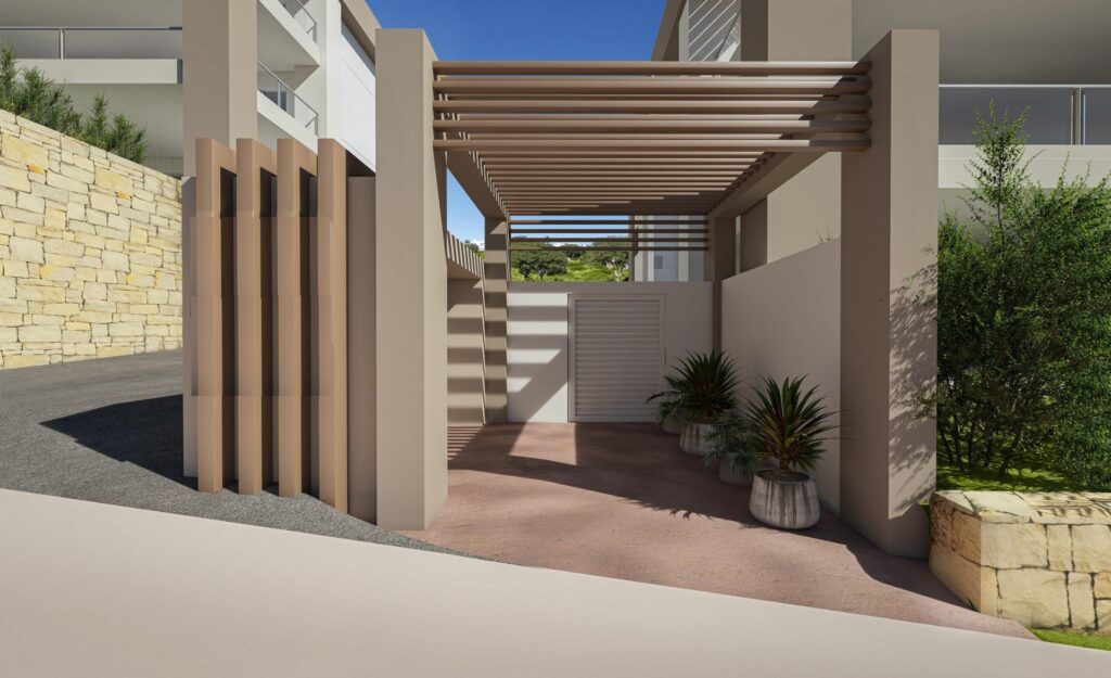 Nowe apartamenty z widokiem na morze w Bahía de las Rocas w Manilva na Costa del Sol