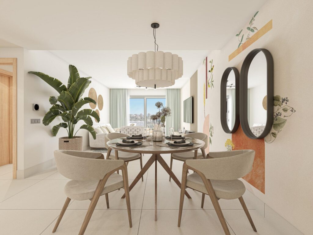 Nowe apartamenty z widokiem na morze w Bahía de las Rocas w Manilva na Costa del Sol